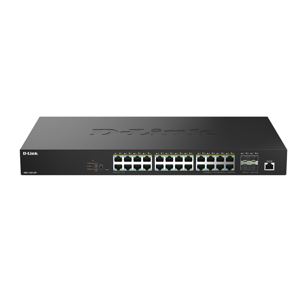 D-Link PoE++ Switch DMS-1250-28 200Gbps Network Switch DMS-1250-28P/E