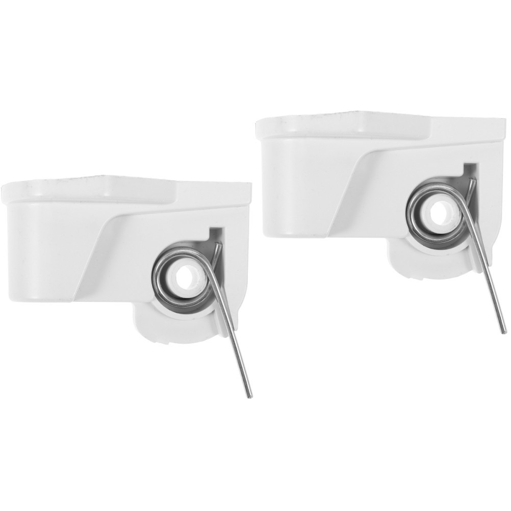 2Pcs Reusable Floor Fan Motor Neck Bracket ABS Plastic Connector White