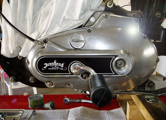 x SALE CUSTOM DIE CUT DECAL KIT FOR IRONHEAD PRIMARY COVER - FITS 1977 TO 1983
