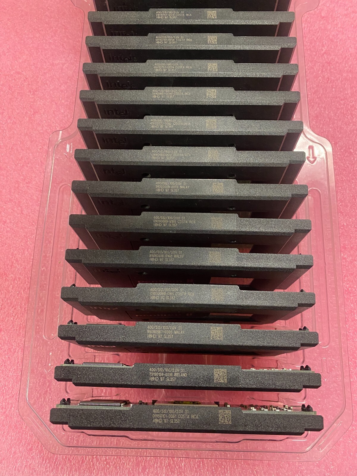 Intel Pentium II 400mhz 512k Cache SECC2 CPU 80523PY400512PE SL357 SLOT 1 SOCKET