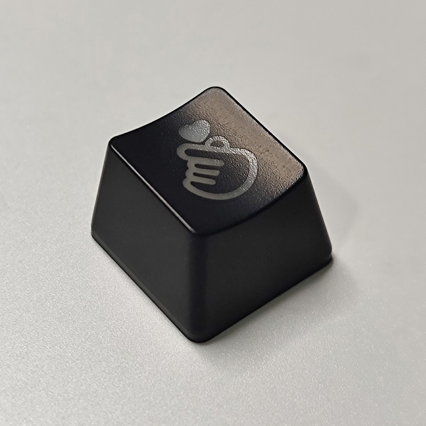 Heart-shaped Transparent ABS Keycaps for Mechanical Keyboards – OEM R4