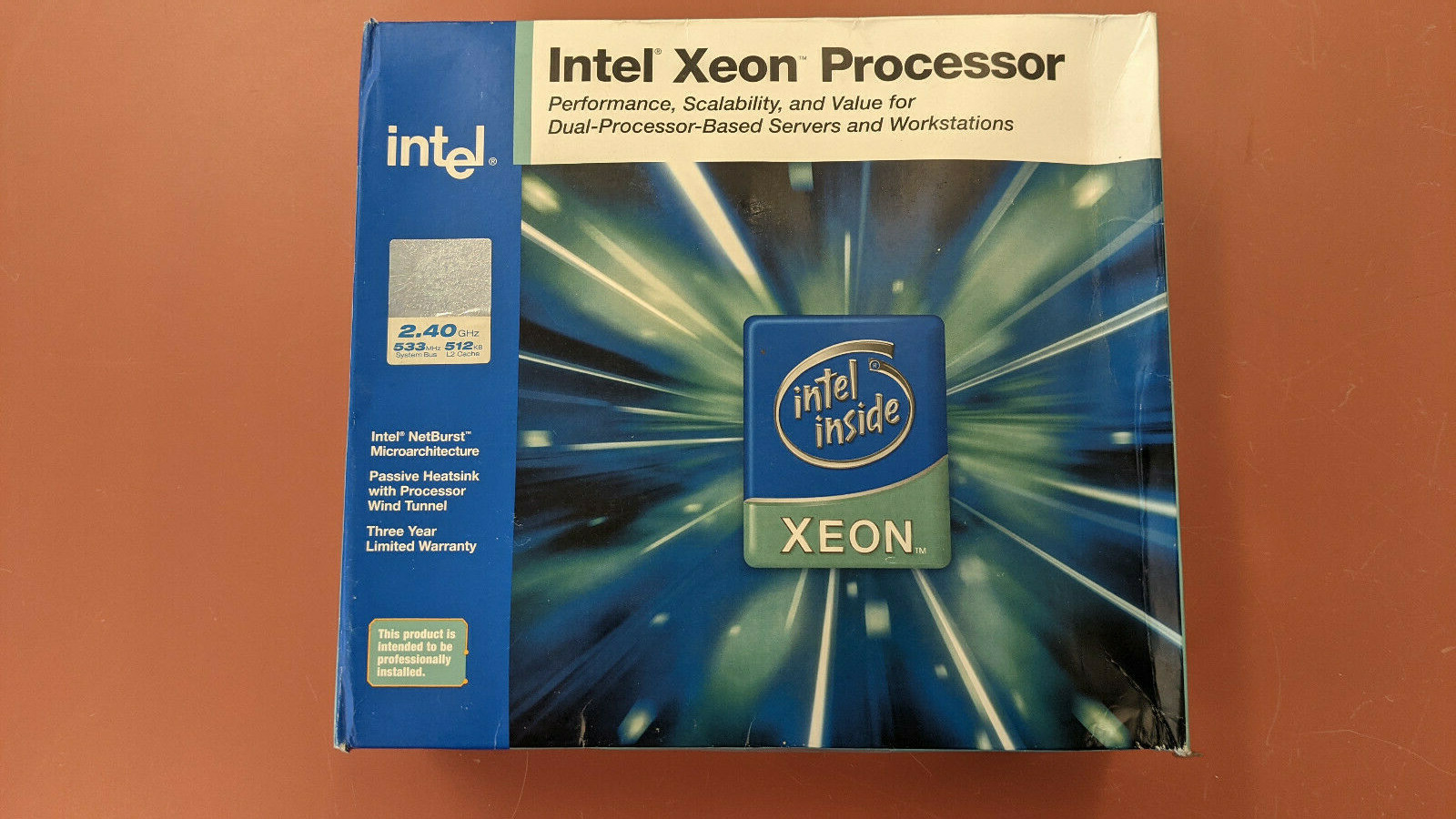 Intel Xeon 2.4GHz/533MHz Processor BX80532KE2400DSL72D, Brand New Sealed 604-pin