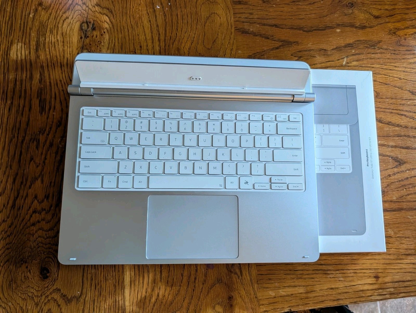 Samsung - Galaxy Tab S12 Ultra/S11 Ultra Pro Keyboard - Silver
