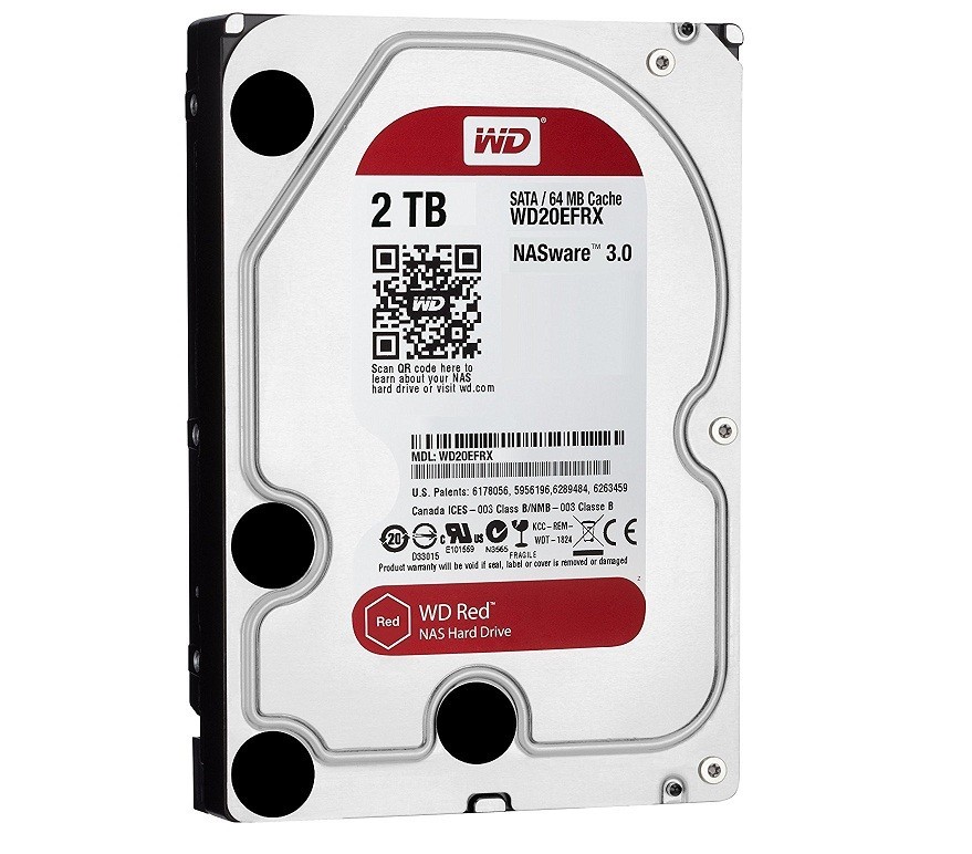 Open Box 2TB WD Red SATA 6GB/s 5400RPM 64MB Cache 3.5" WD20EFRX
