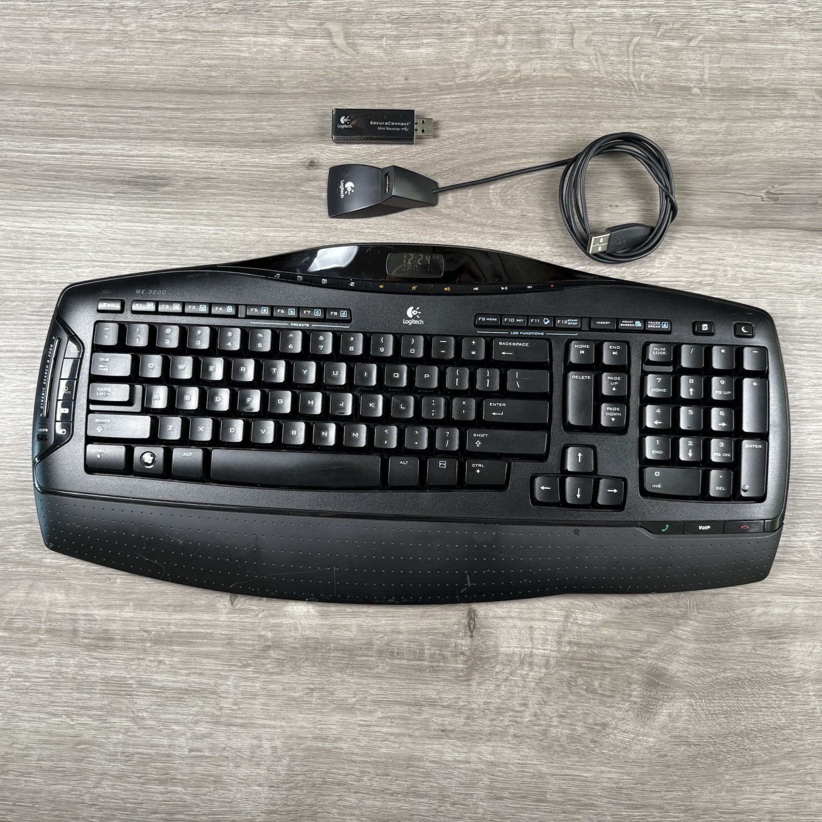 Logitech Cordless Desktop MX 3200 Wireless Laser Keyboard W / USB Receiver