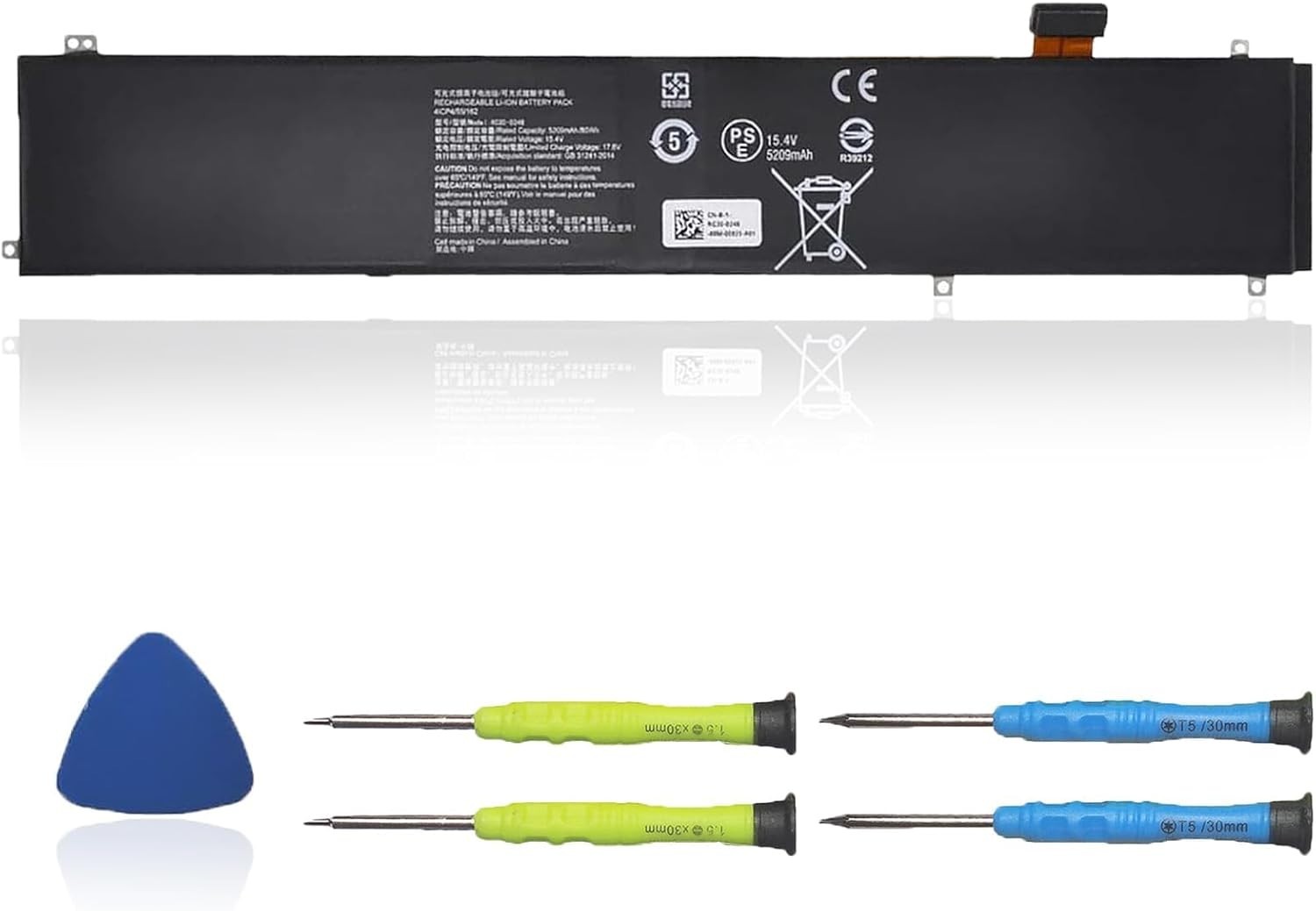 High-Capacity 15.4V 80Wh Battery Replacement for Razer Blade 15 Series Laptops