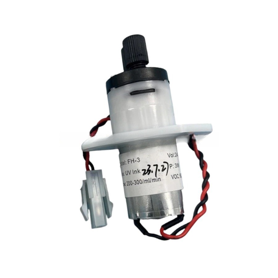 2PCS X Inkjet Printers UV Ink Pump DC 24V 3W 200-300ml min FH-3 Ink Pump