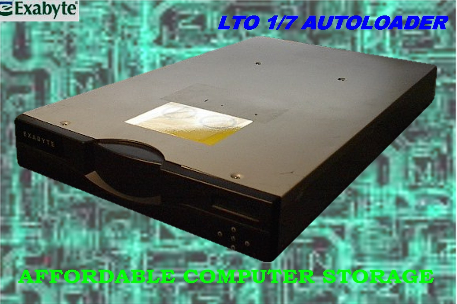 Tandberg Data EXABYTE Tape Drive Autoloader Magnum 1X7 LTO-4 LVD HP 270042-400