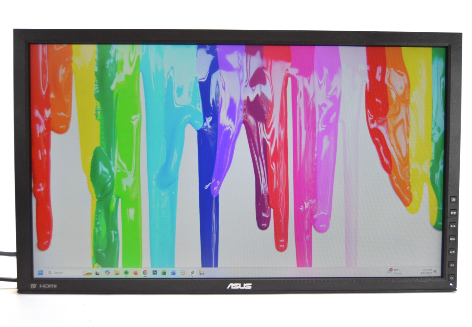 ASUS PB238Q 23" 1080p IPS LED Computer Monitor HDMI DVI DPort VGA No STAND