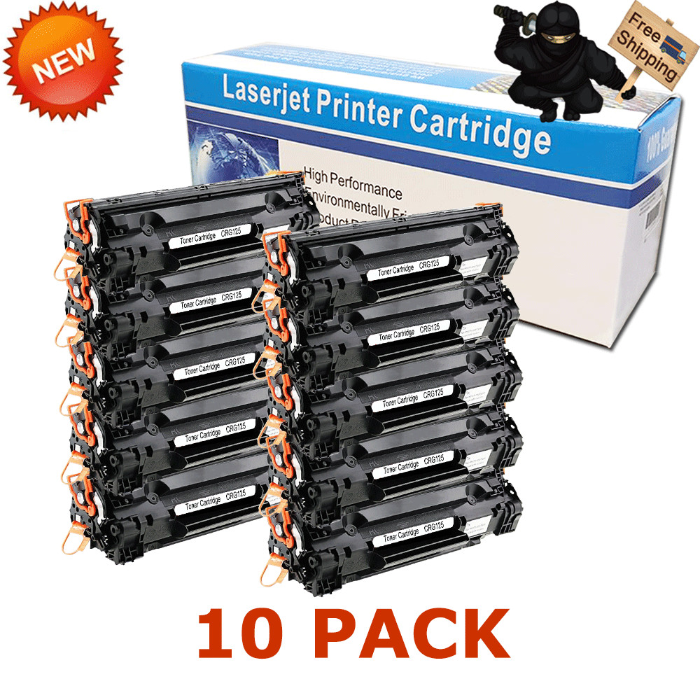 10 x 125 3484B001 Toner Catridge For Canon Imageclass LBP6000 LBP6030w MF3010