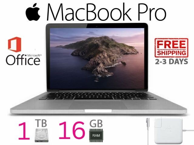 Apple Macbook Pro 13.3” 2.5GHz intel Core i5 16GB RAM 1TB HDD Turbo🔥