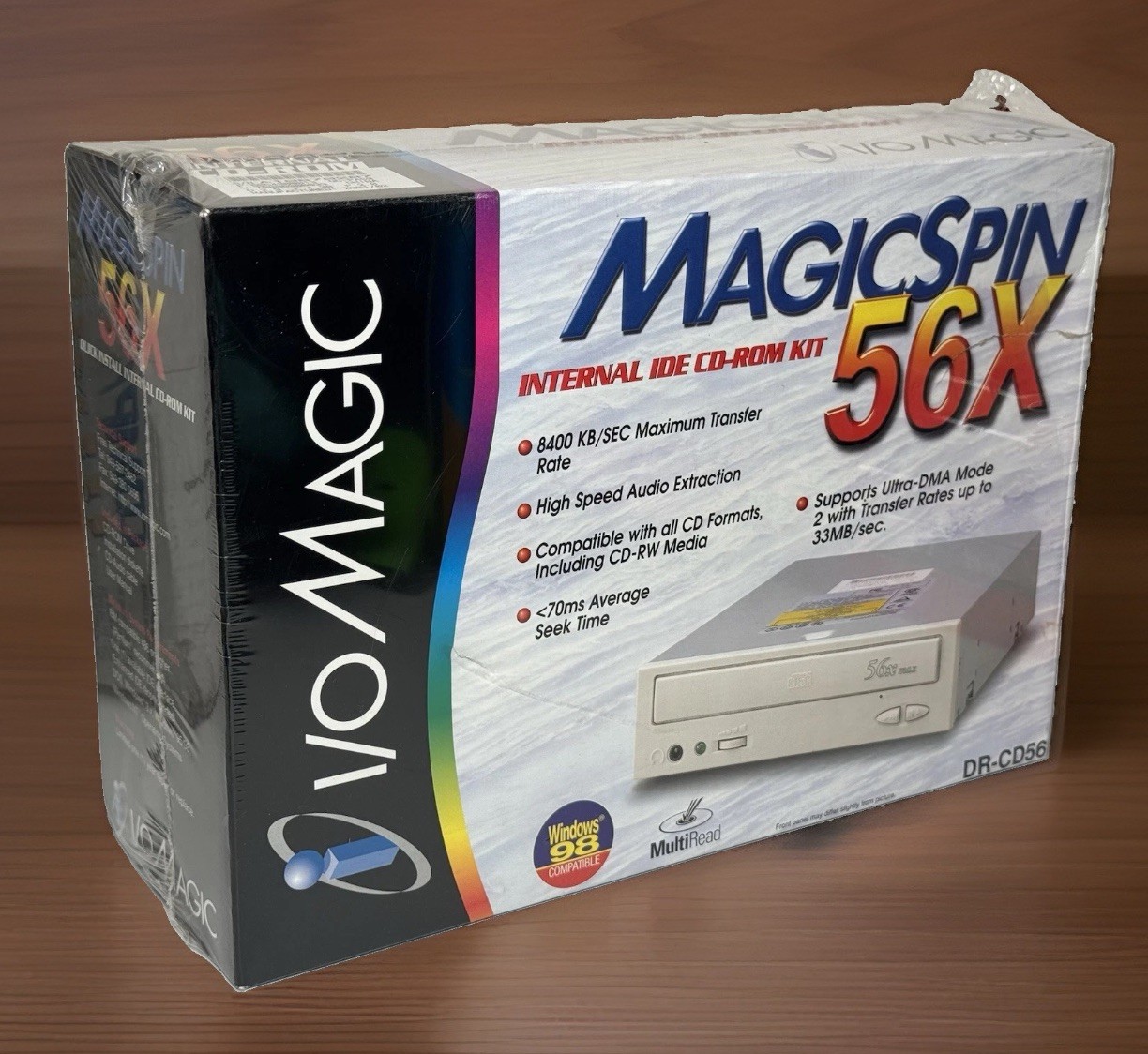 I/O Magic 56X CD-ROM Drive - MagicSpin Internal IDE Kit DR-CD56 (2001)
