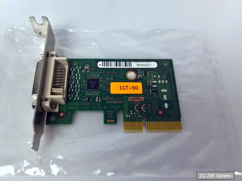 Fujitsu-Siemens D2823-A11 GS1 PCIe DVI Add Card Low Profile Graphics Card Adapter