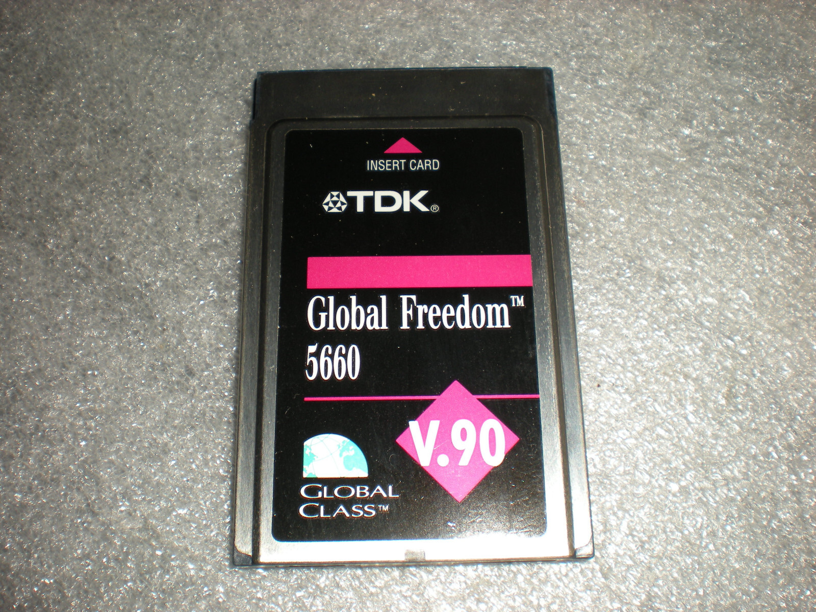 TDK DF5660 Global Freedom Class 5660 V.90 PCMCIA Card Modem PN C6800013 01
