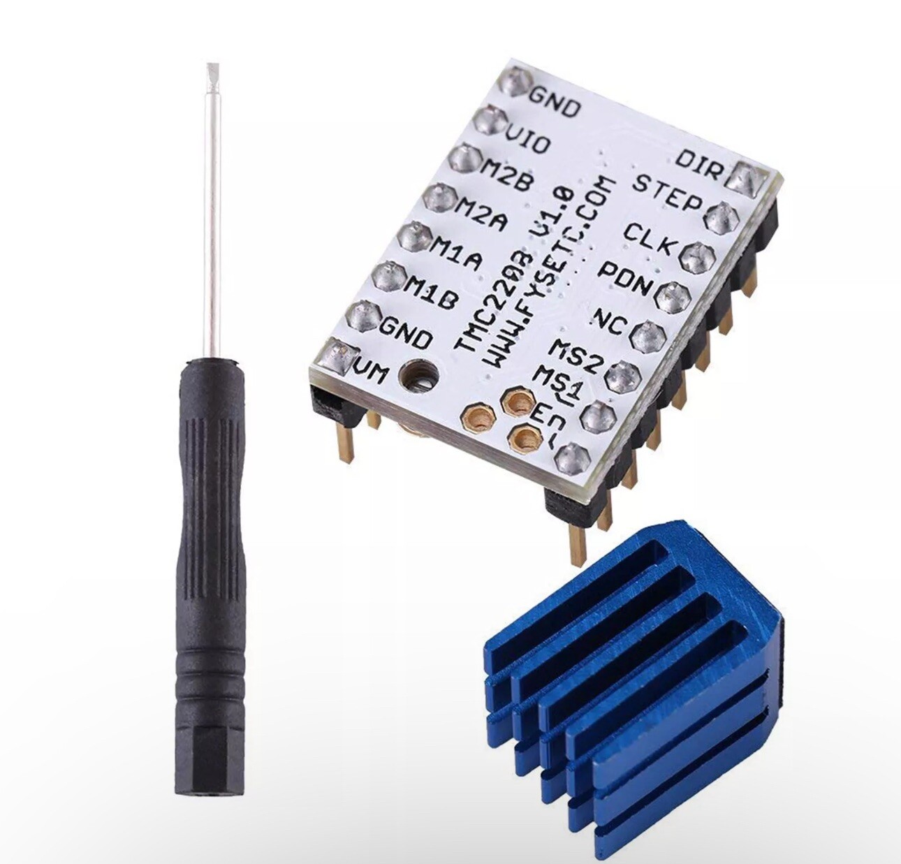 TMC2208 V1.2 Stepper Motor Driver Board Module Heat Sinks for 3D Printer