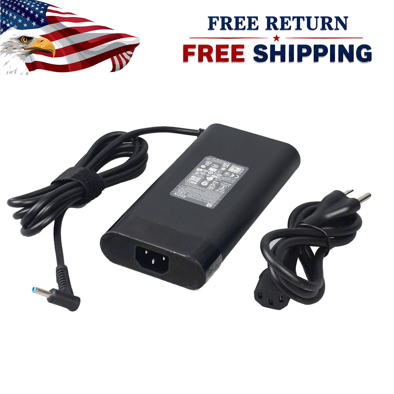200W 19.5V AC Adapter for HP TPN-DA10 Laptop Charger L15879-002 L15537-001 Cord