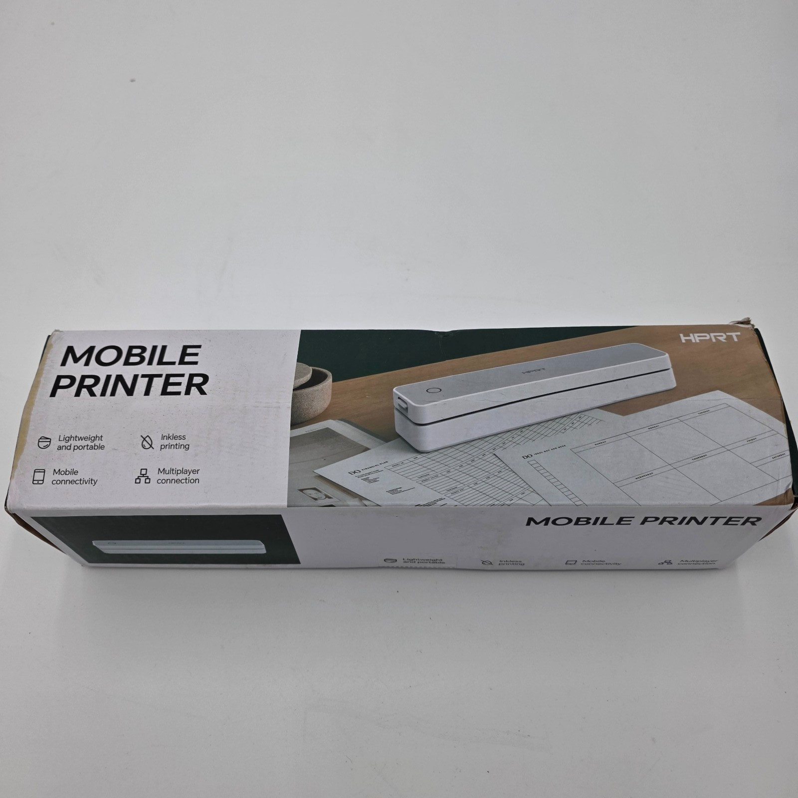 HPRT MOBILE PRINTER WHITE/GREY INKLESS PRINTING MOBILE CONNECTIVITY