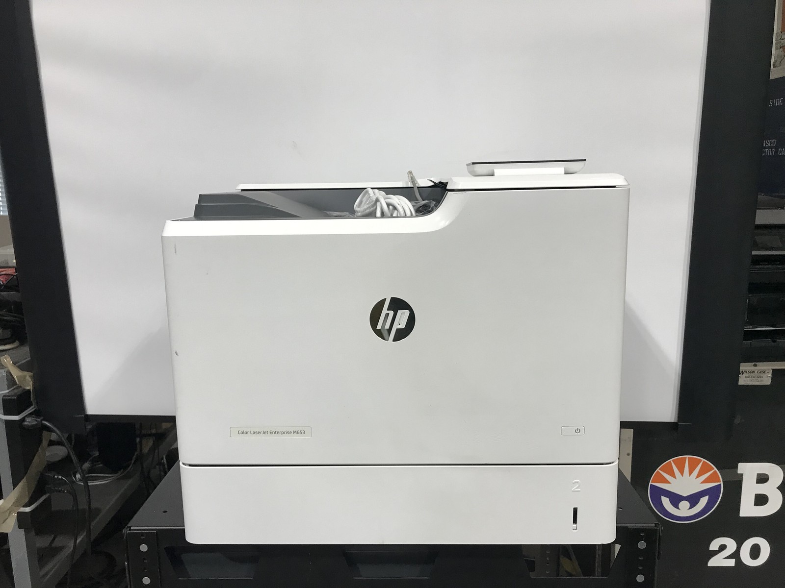 HP Color LaserJet Enterprise M653 Workgroup Color Laser Printer w/ Toner TESTED