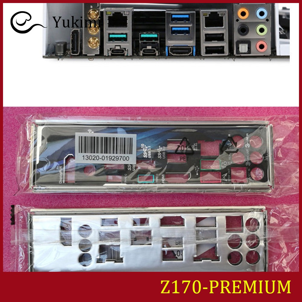 NEW FOR ASUS Z170-PREMIUM Ｍotherboard I/O Shield Backplate