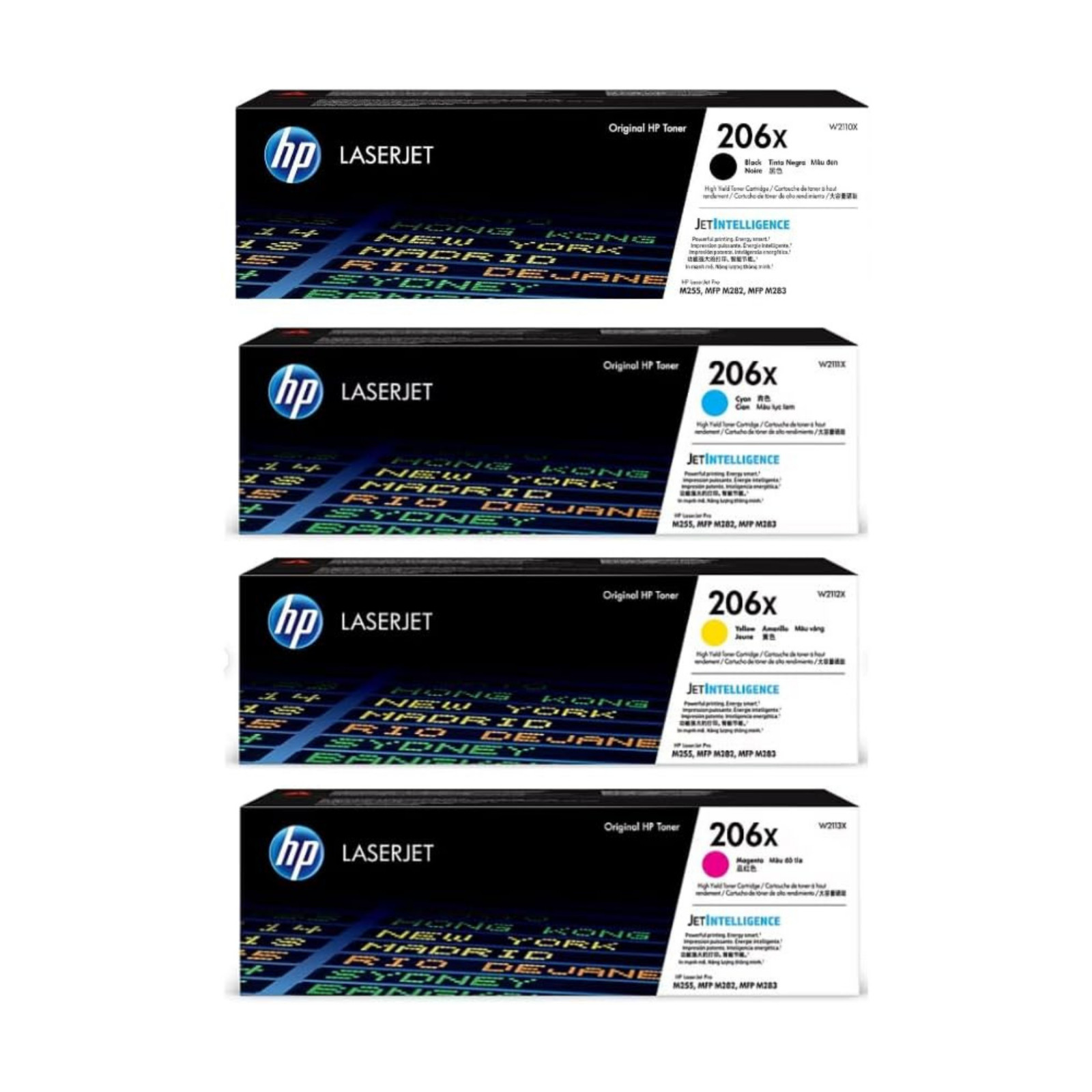 W2060X 206X HP Toner Set High Yield CMYK OEM Genuine FAST SHIPPING
