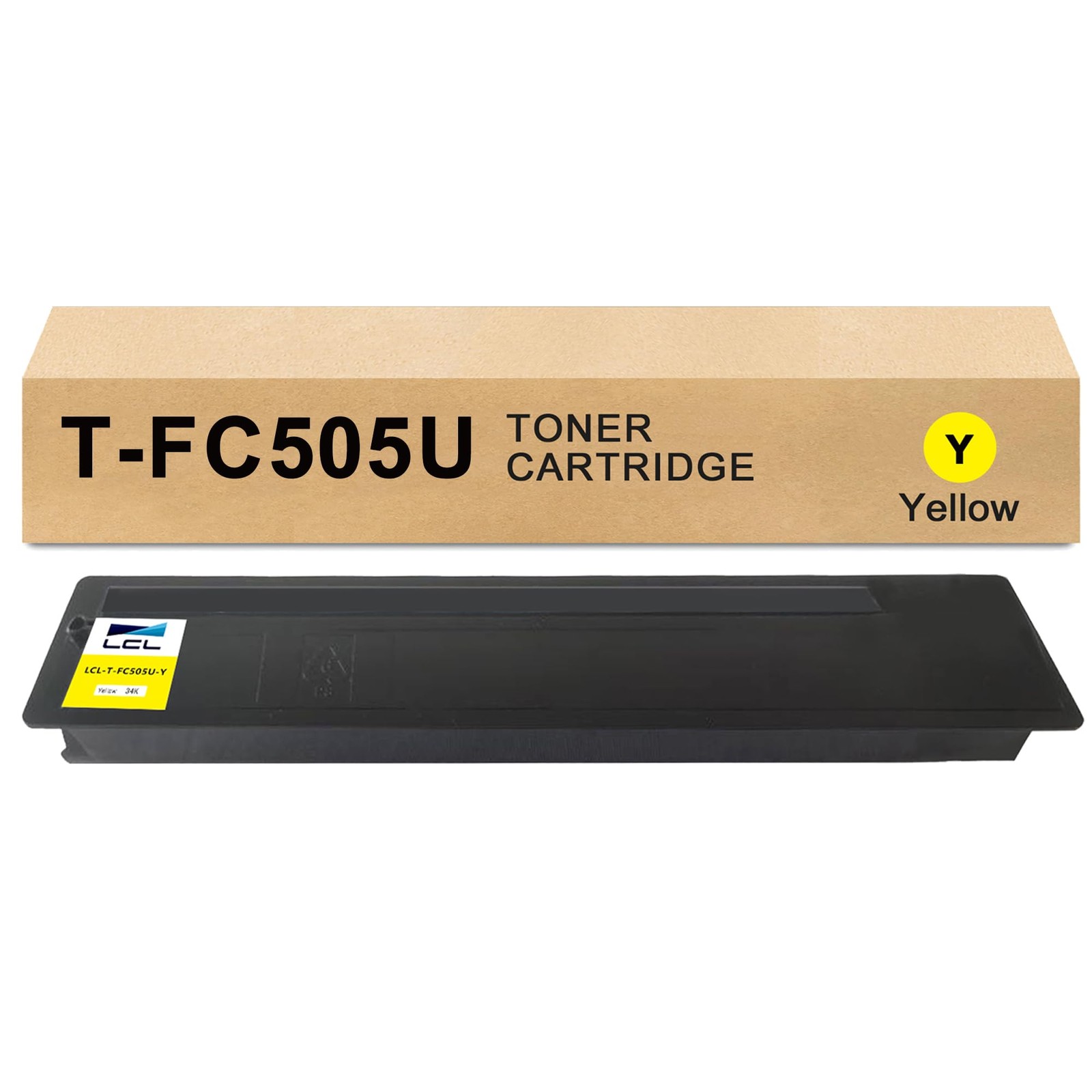 Compatible Toner Cartridge Replacement for Toshiba T-FC505U T-FC505UY T-FC505U-Y