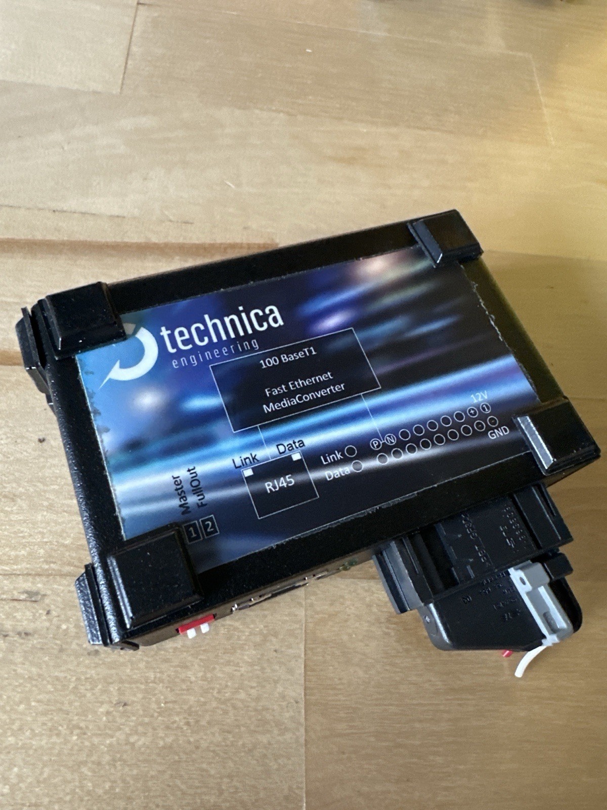 Technica Engineering 100BASE-T1 Fast Ethernet Media Converter – Automotive