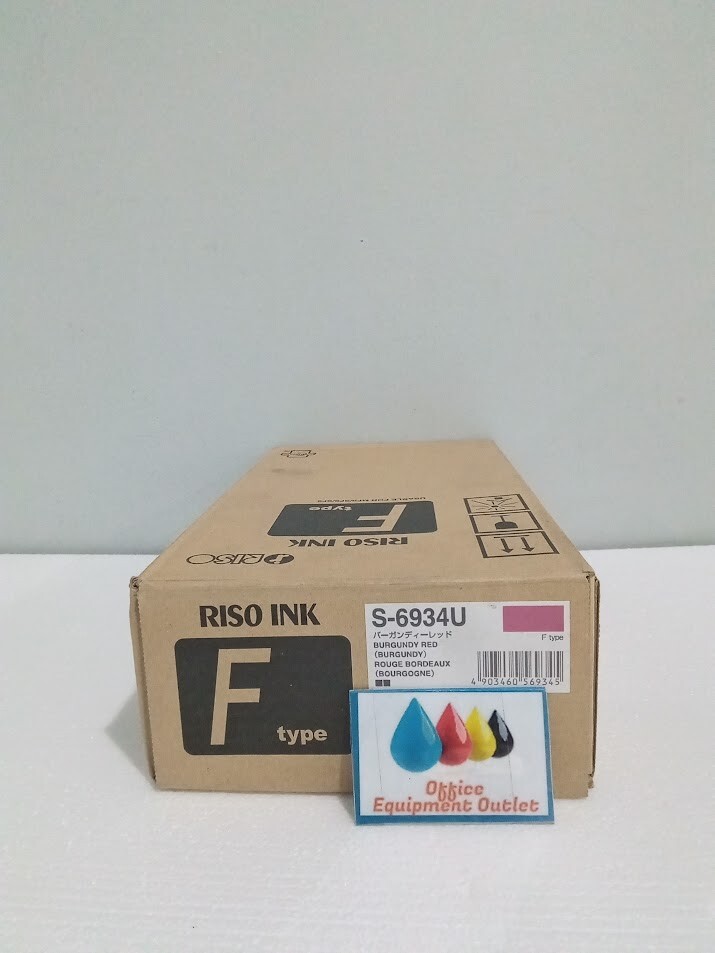 Riso S-6934U,S6934U RISO F TYPE INK BURGUNDY Ink