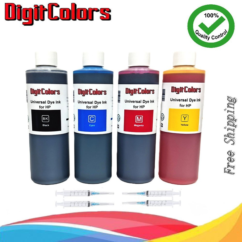 4X250ml BK C M Y Ink Cartridge Refill Kit Ink bottles For HP 902 903 910 920