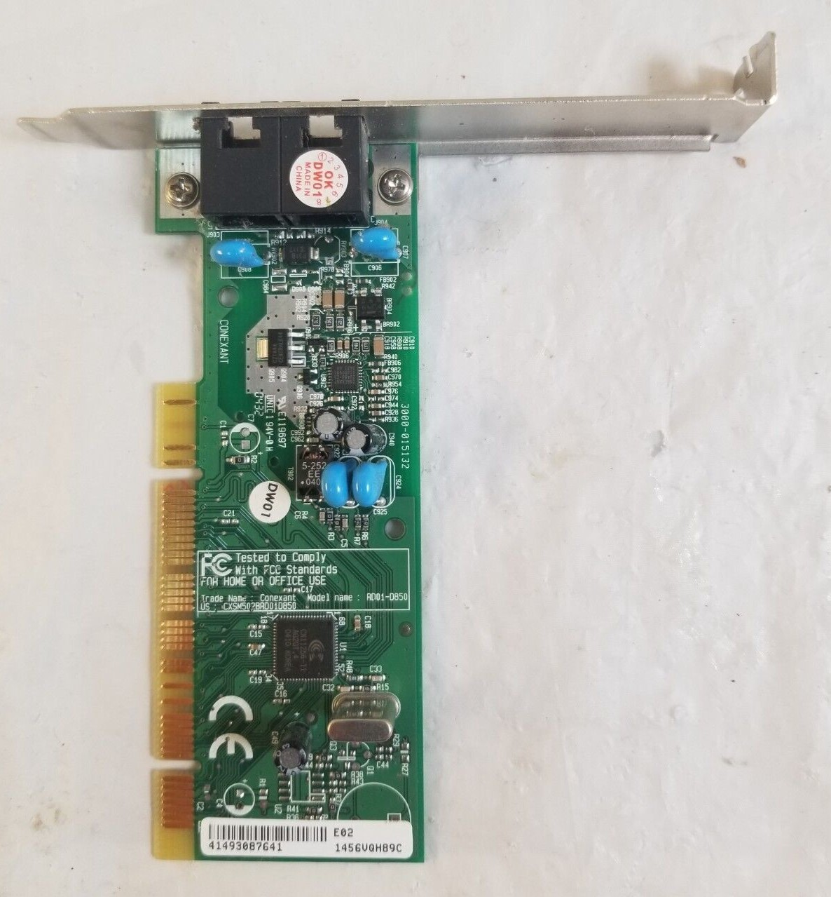 CONEXANT RD01-D850 56K PCI MODEM 