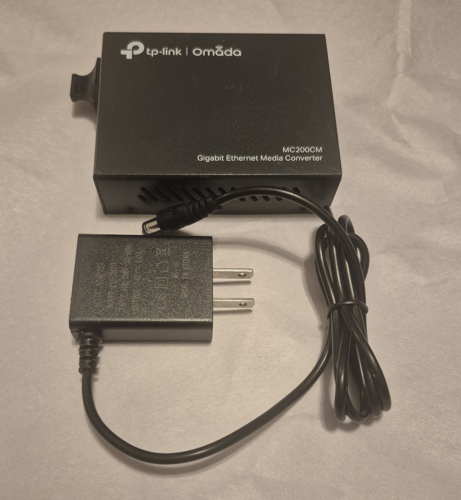 TP-LINK MC200CM - Gigabit SFP to RJ45 Fiber Media Converter - Black