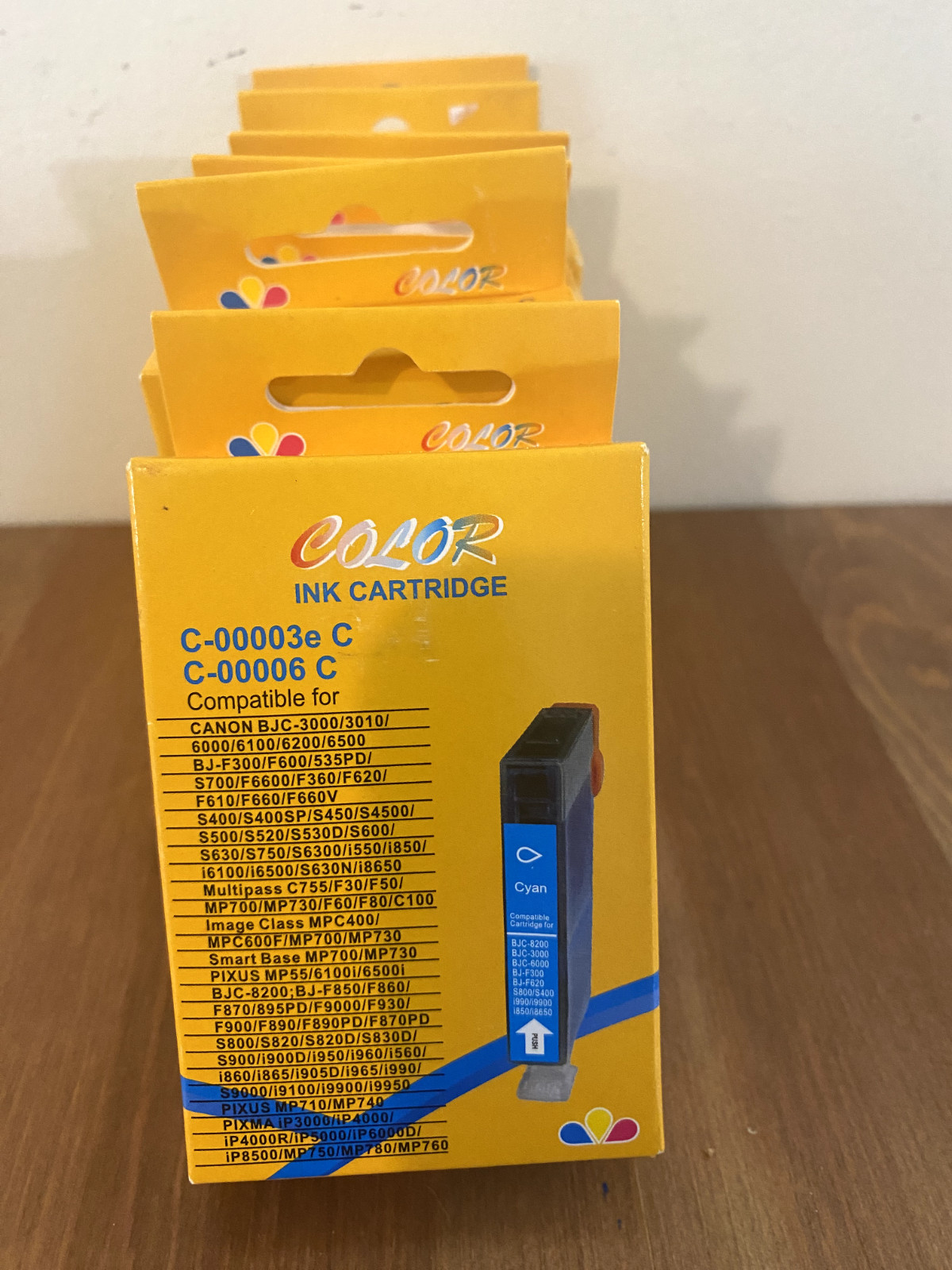 Color Ink Cartridges C-00003e C - (2) Magenta, (2) Cyan, (1) Yellow, (1) Black