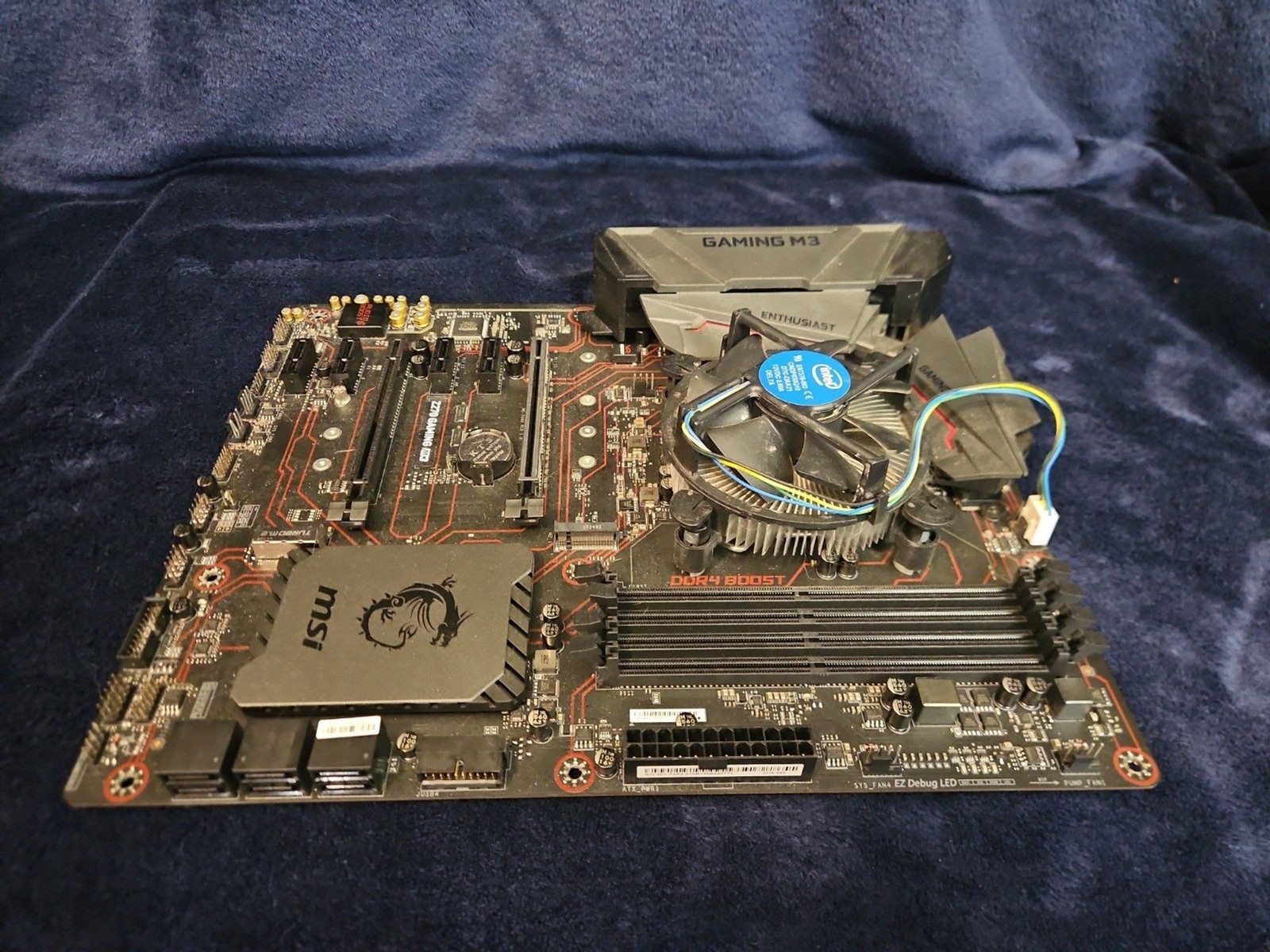 MSI Z270 Gaming M3 - LGA1151 Intel I5-7500 Tested Powers On Motherboard Computer