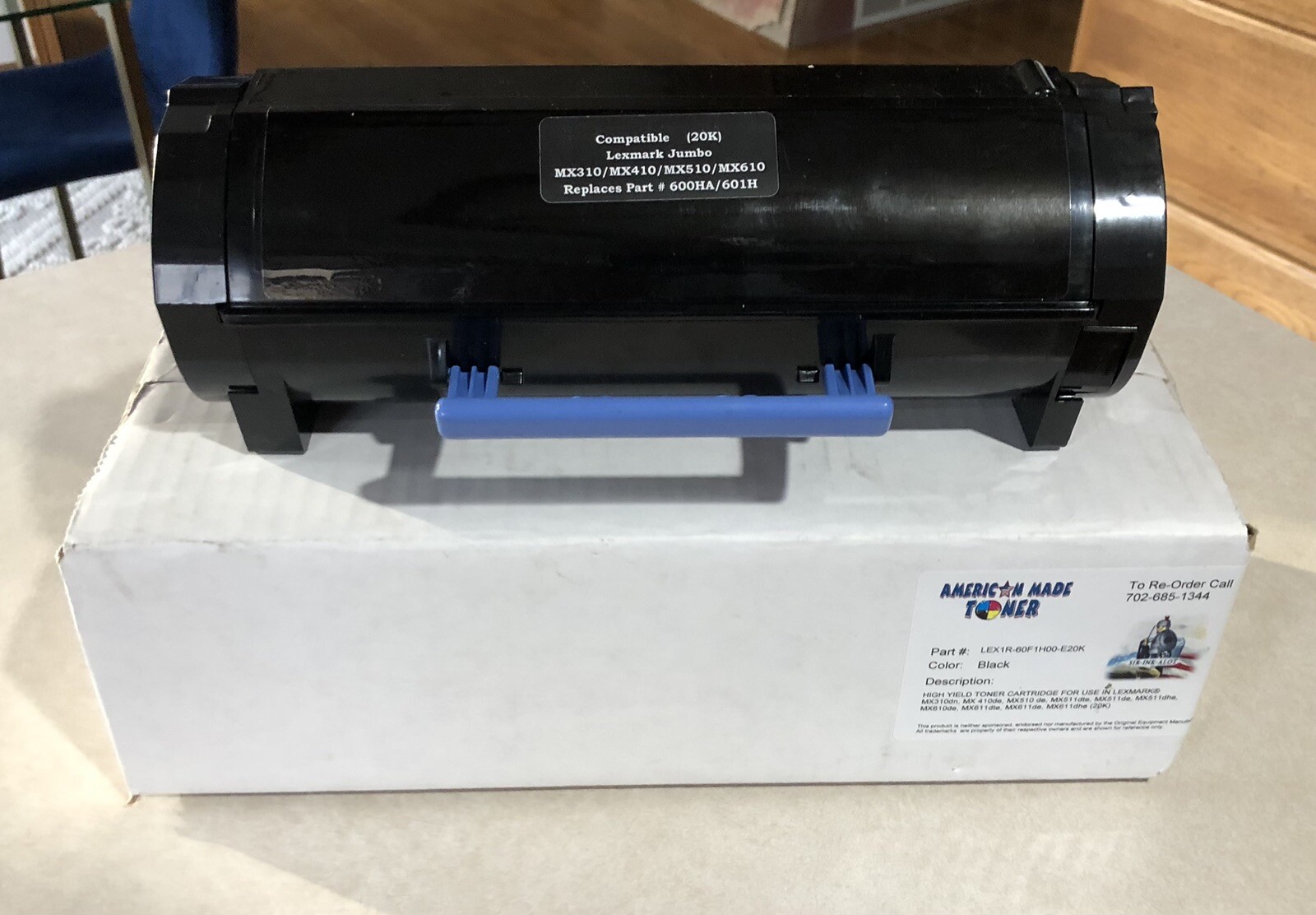 Compatible For Lexmark Toner HIGH YIELD 20k MX310DN, MX410DE, MX611dte, New