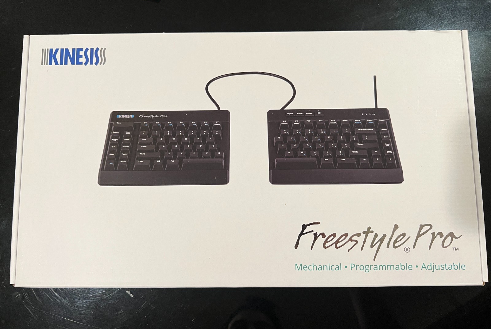 Kinesis Freestyle Pro KB900-RDQ Split Mechanical Keyboard US Quiet Red