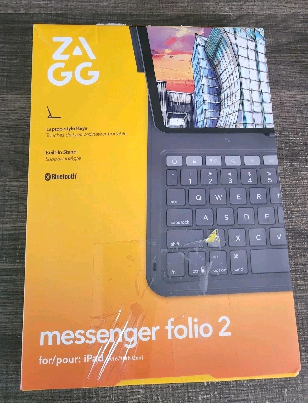 ZAGG Messenger Folio 2 Keyboard Case iPad 10th Gen A16 10.9" Bluetooth Stand