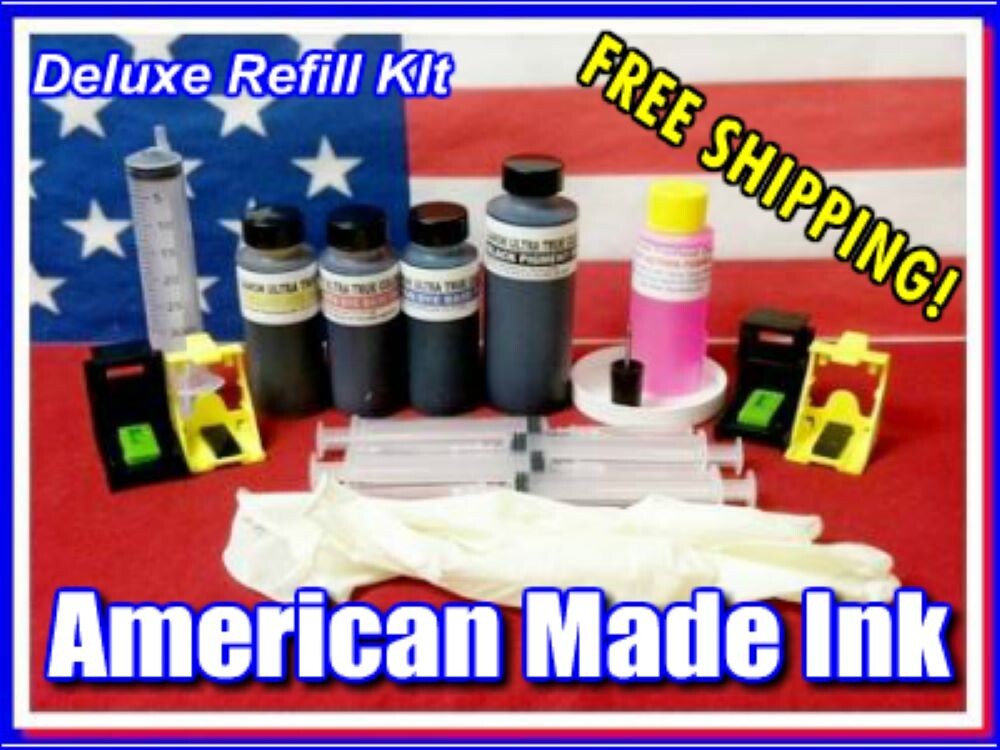 Ink Refill Kit For Canon PG-40, CL-41, PG-50, CL-51, PG-210, CL-211 Cartridges