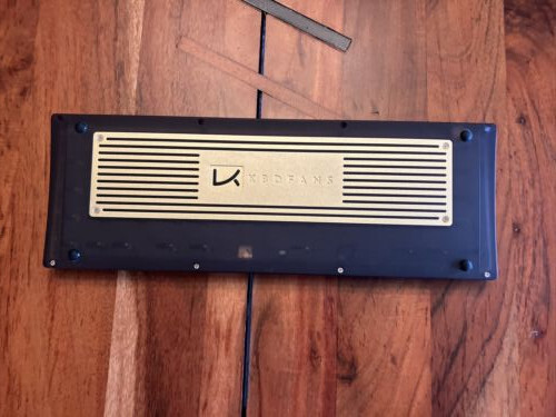 KBDFANS MKII  V2: Smokey Polycarbonate Brass Plate, PCB, and Cherry Stabs.