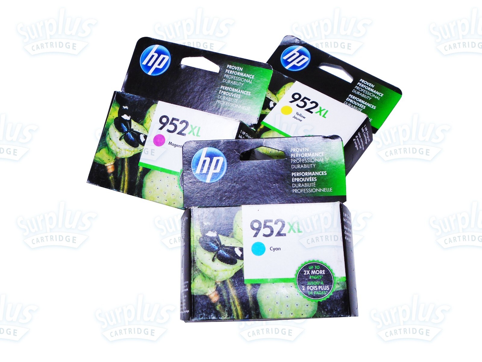 3PK Genuine HP 952XL High Yield Color Inks Cartridges OfficeJet 8210 8720 8730