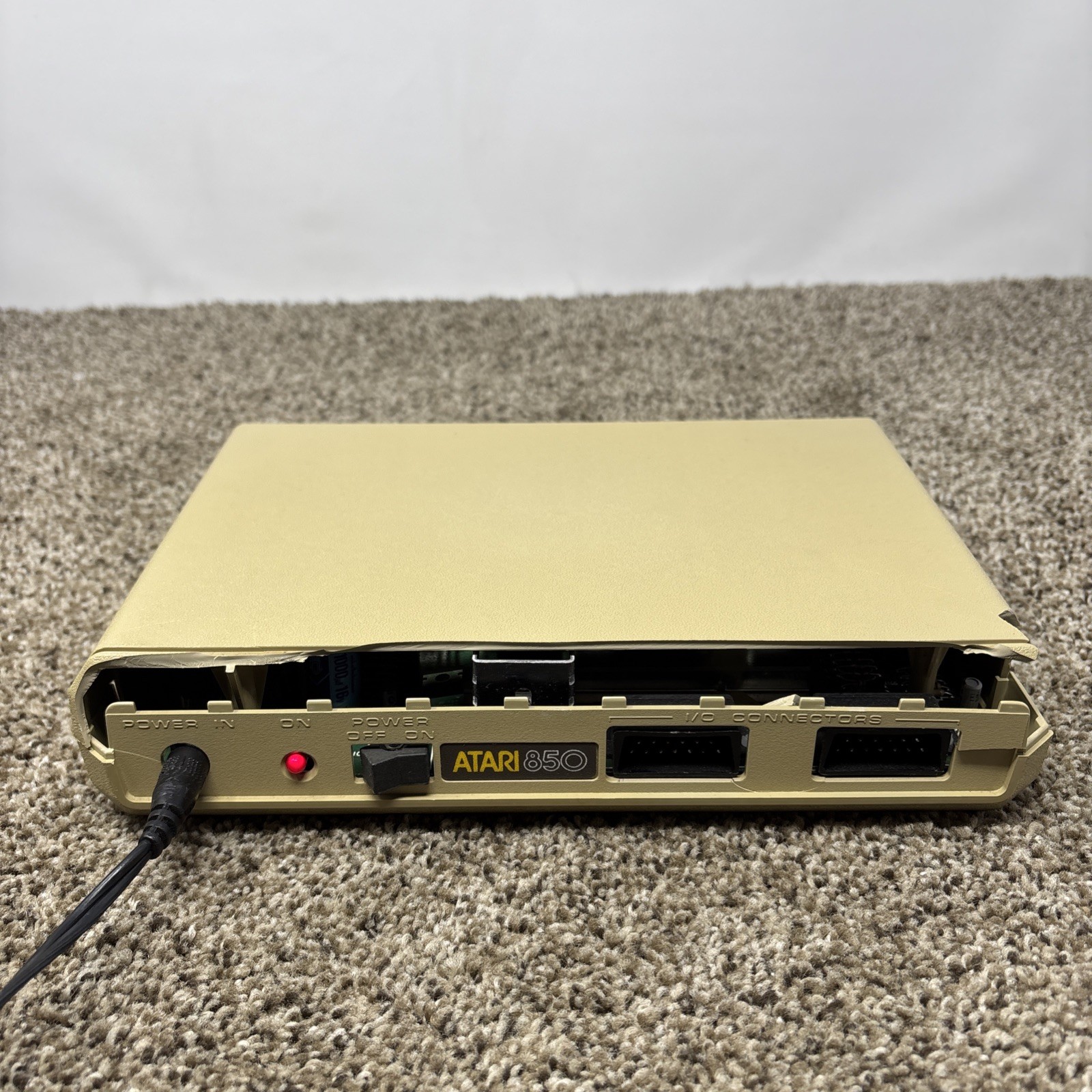 DAMAGED Atari 850 Interface Module For ATARI 400/800 Computer Vintage Tested