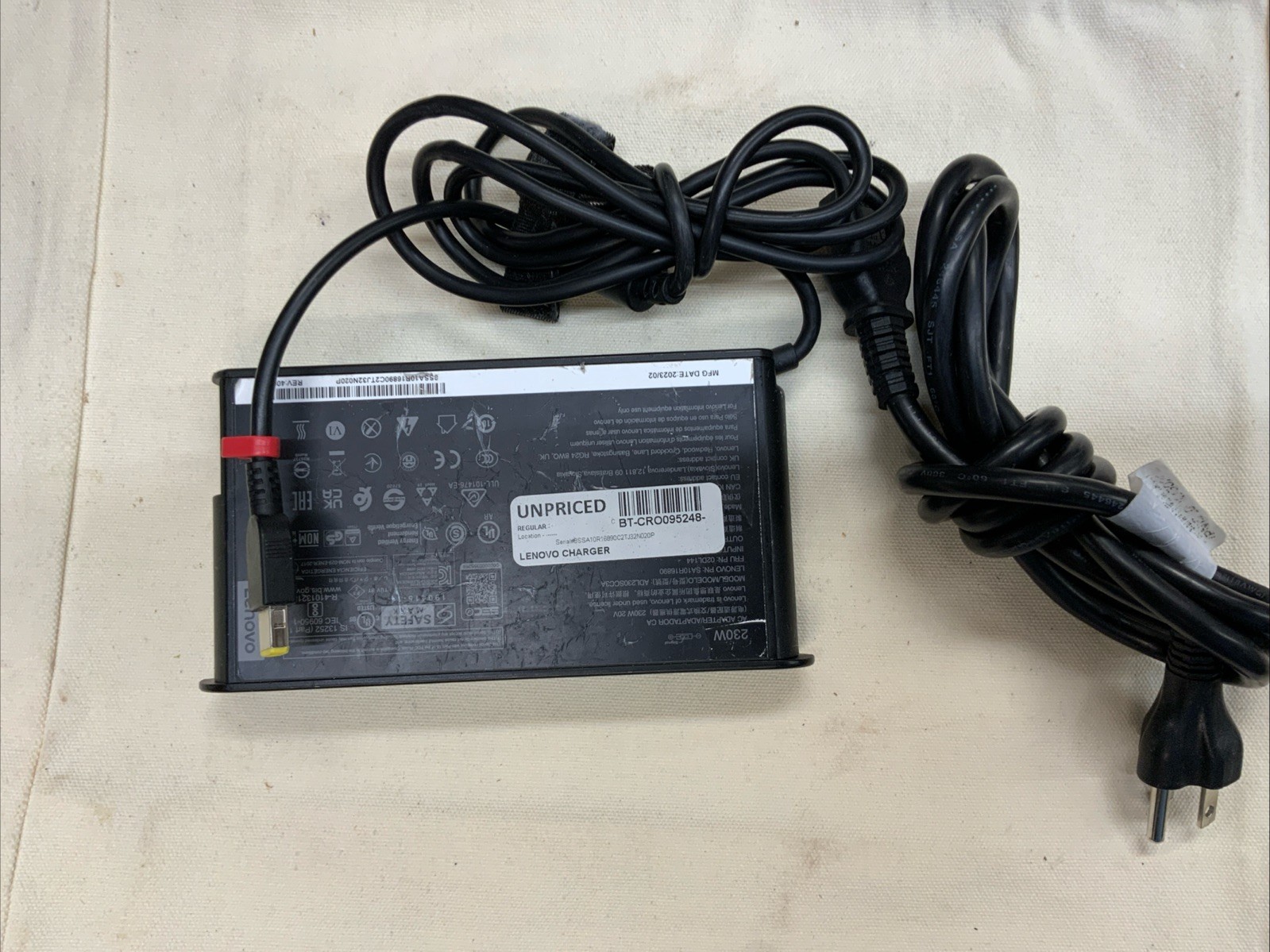 230W AC Adapter Power Charger for Lenovo ThinkBook 16p G2 20YM