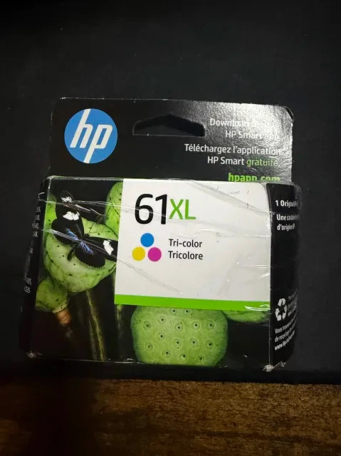 Genuine OEM HP 61XL Tri-Color High Yield Ink Cartridge CH564W Original EXP 2025