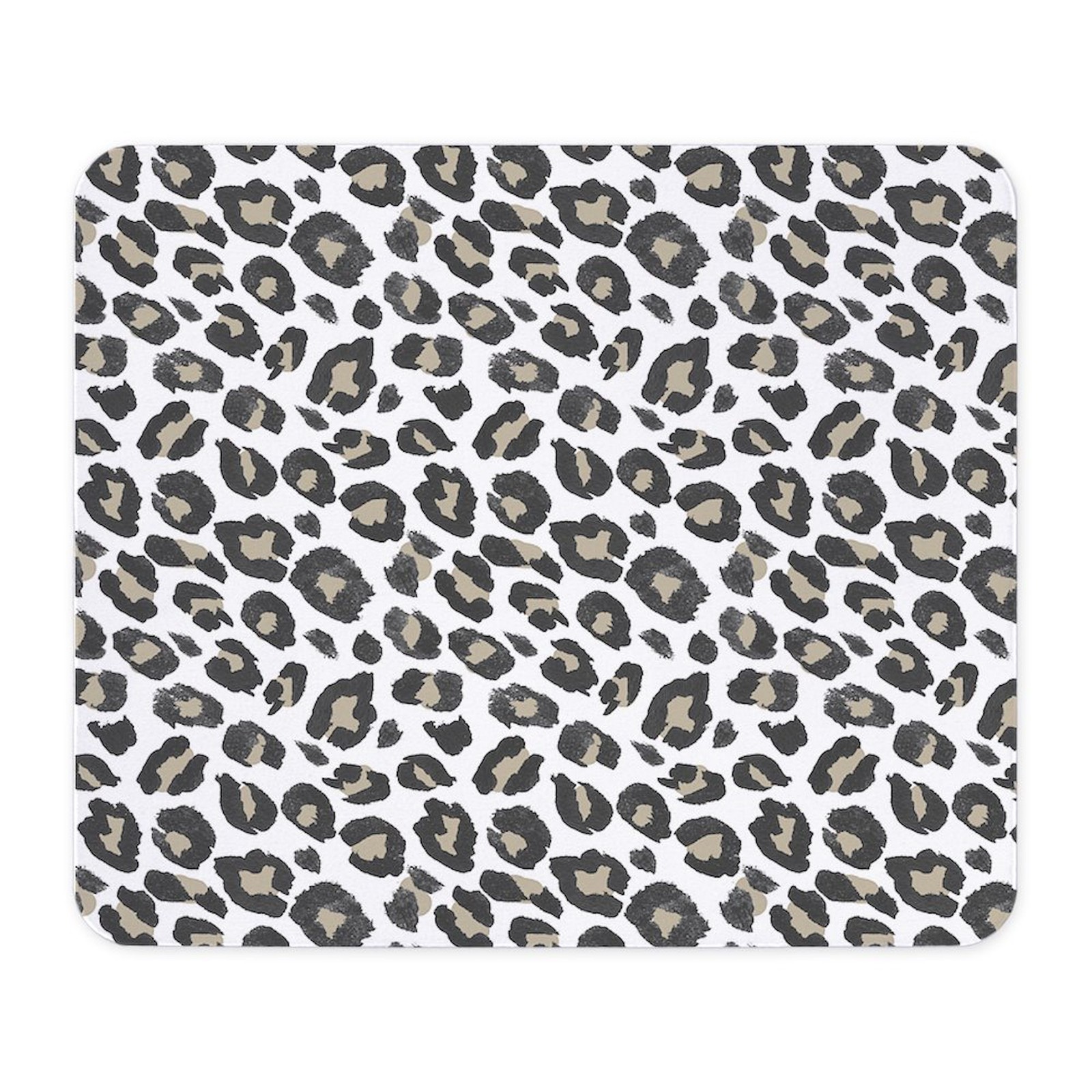 CafePress Black And Tan Leopard Pattern Mousepad  (837594871)