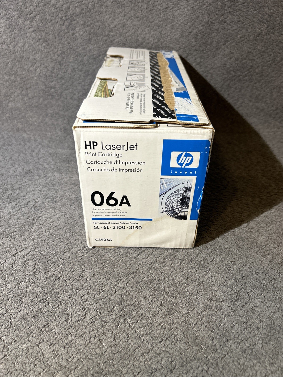 Hp Laser Jet 06 A Open Box But Factory Sealed , C3906A Black
