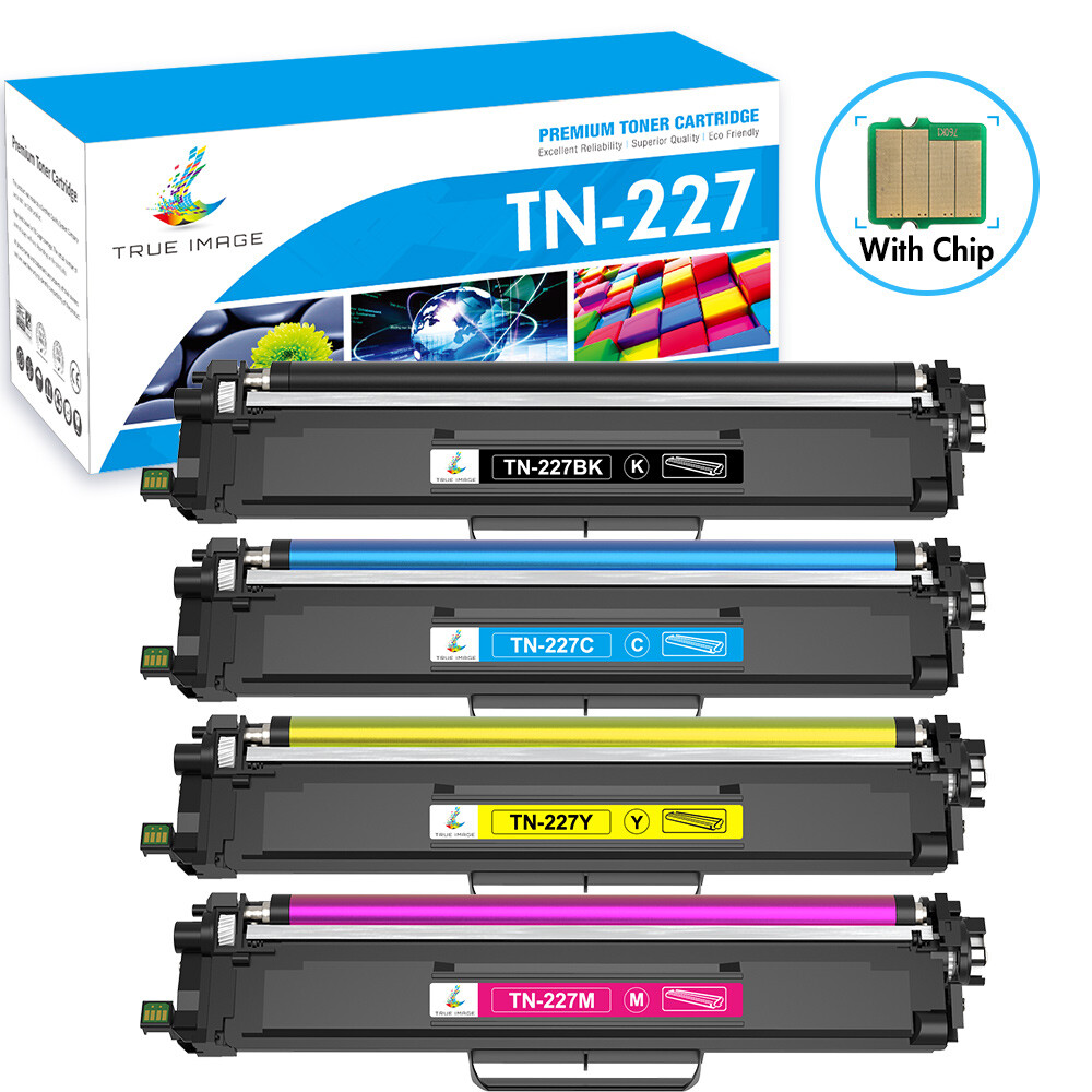 4P Toner Black Color Replacement for Brother TN227 HL-L3290CDW MFC-L3770CDW