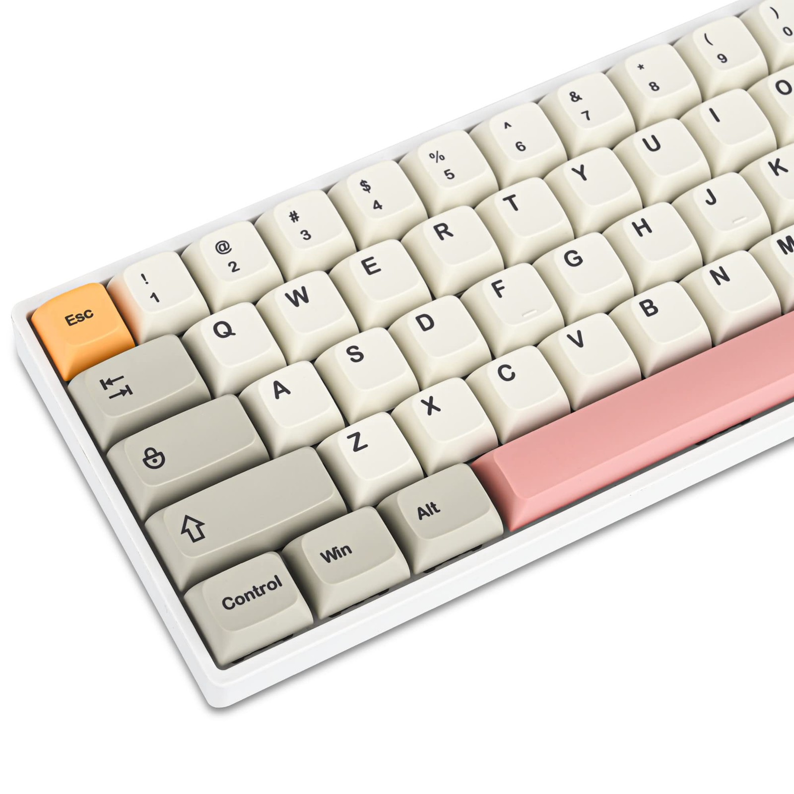 134 Retro 9009 PBT Keycaps XDA Profile Dye-Sub Set for MX Mechanical Keyboard