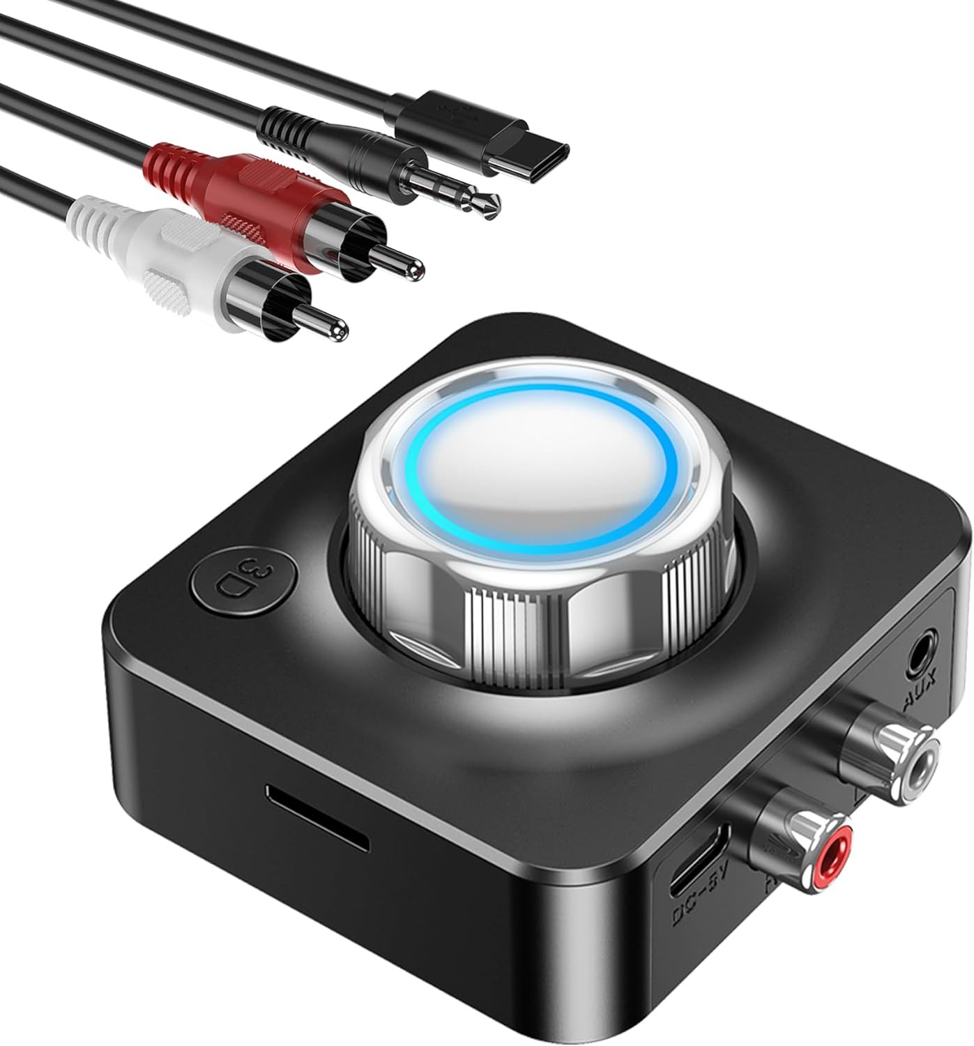 Bluetooth Receiver for Home Stereo Bluetooth to RCA Adapter