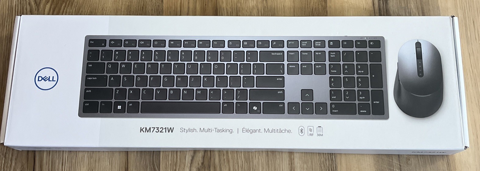 Dell Premier Multi-Device Wireless Keyboard & Mouse - KM7321W brand NEW