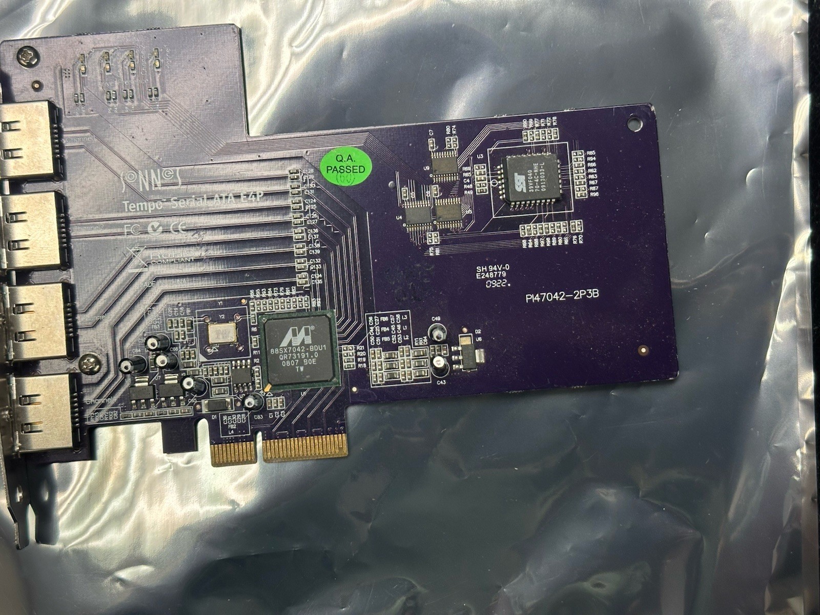 Sonnet Tempo Serial ATA E4P 4-Port eSATA Host PCI Express Card