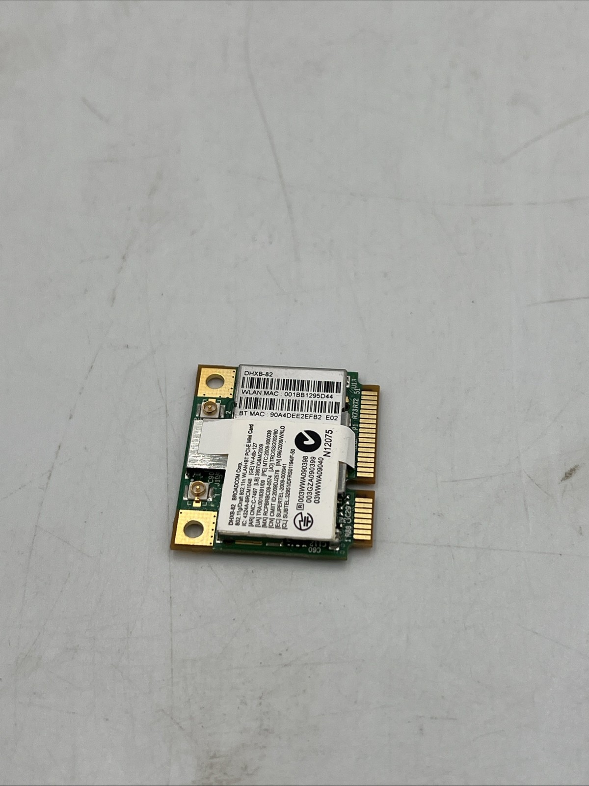 Broadcom BCM94322HM8 DHXB-B2 Mini PCIe Wireless WiFi Card 802.11a/b/g/n Used
