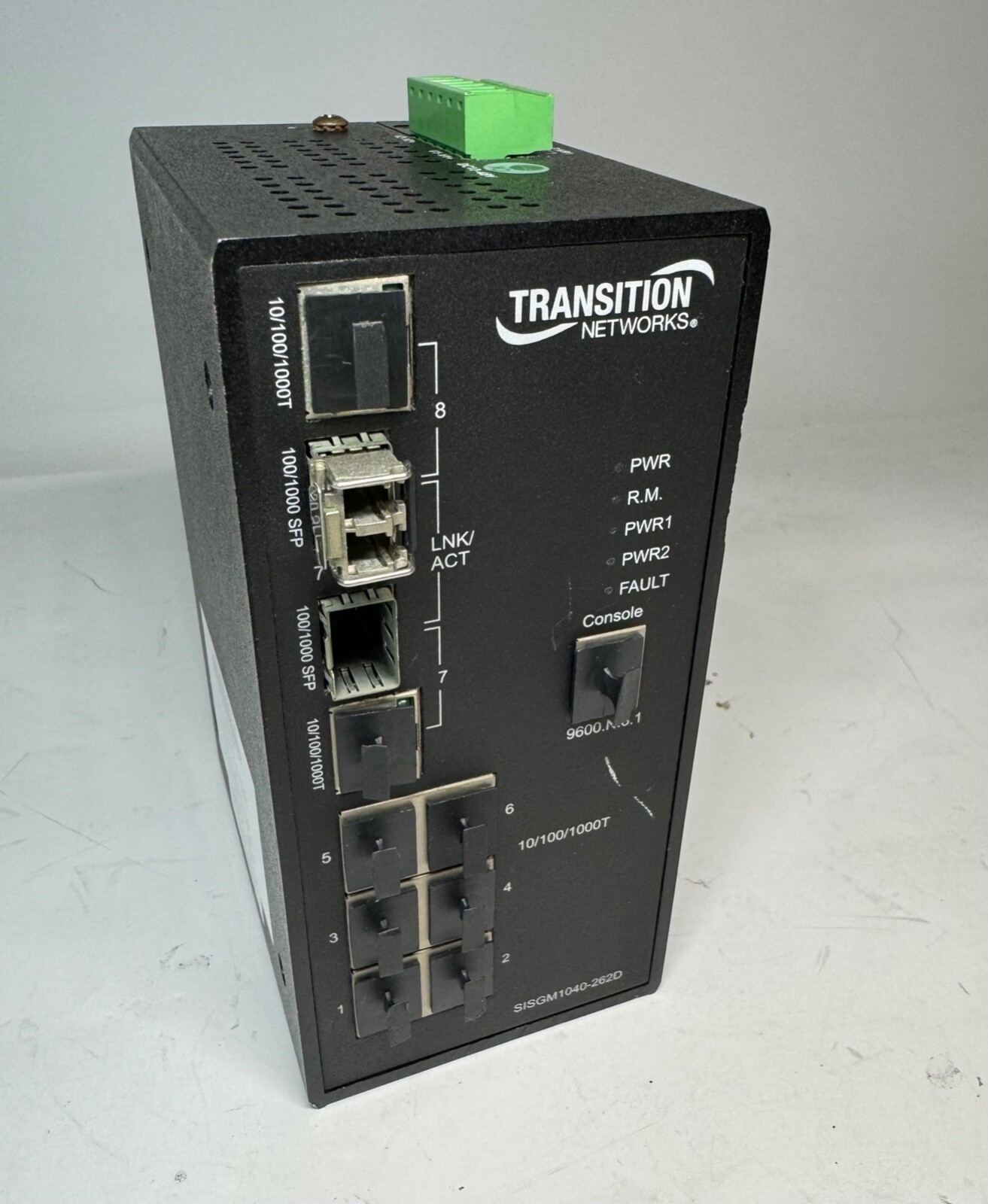 Transition Networks SISGM1040-262D-LR SFP Combo Ports Industrial Manage Switch